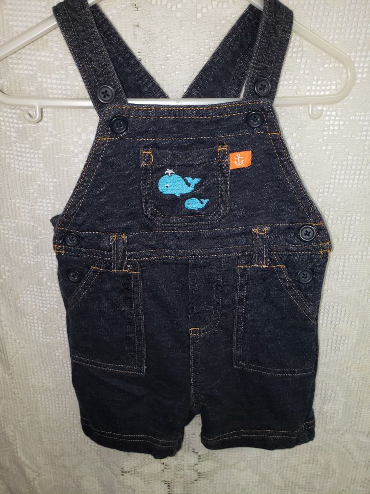 Carters child of mine overalls 3/6 months