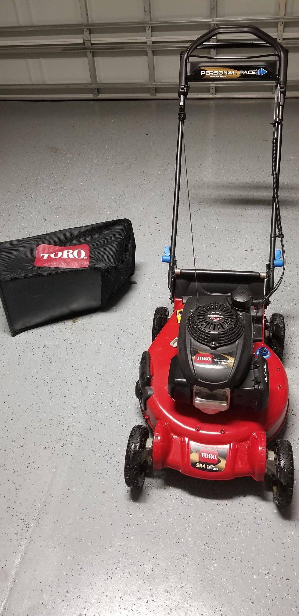 21" Toro Personal Pace Honda Engine Super Recycler Mower (20382) MINT