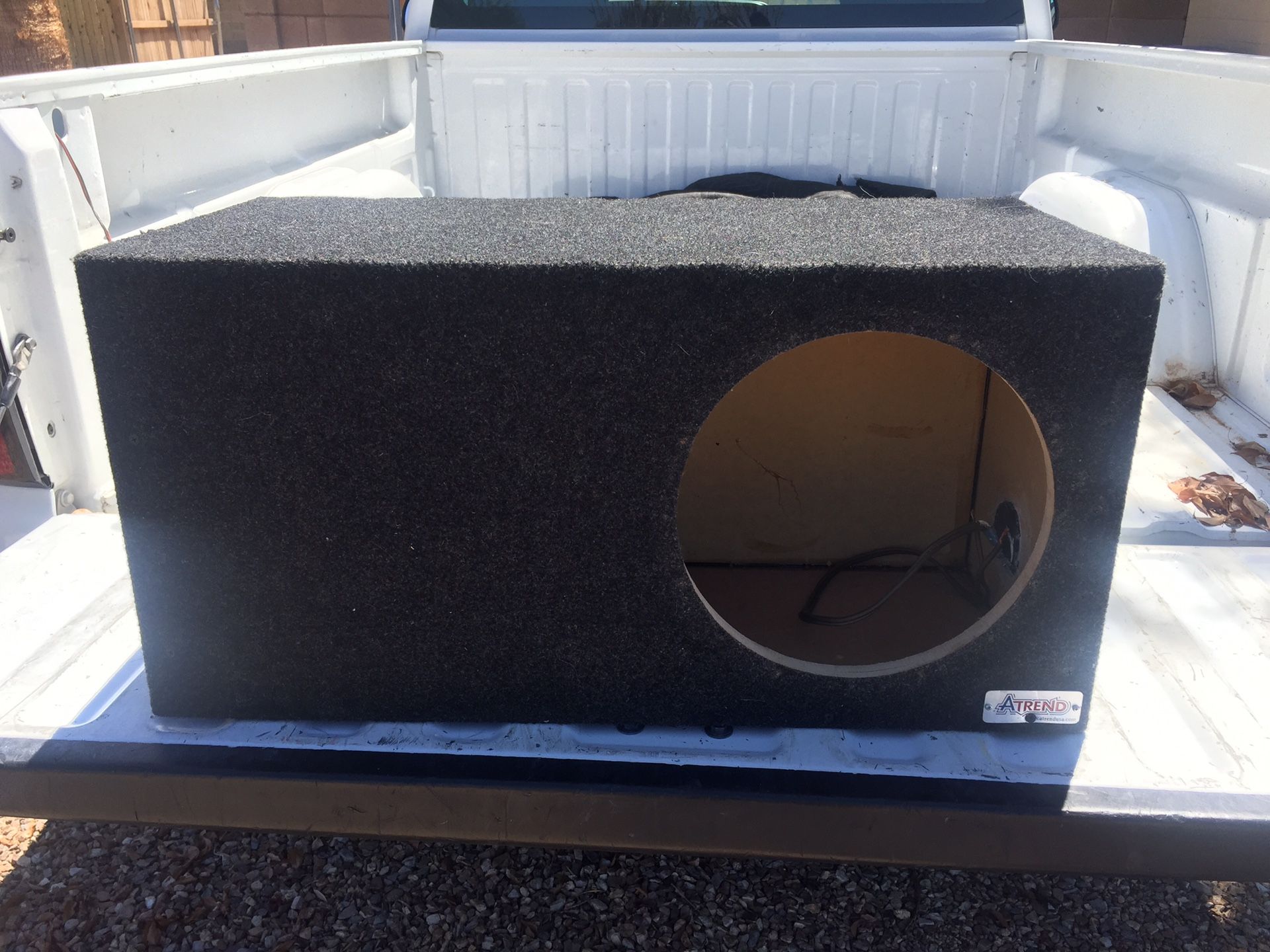 12” bandpass box, Atrend 12LSV 12" Single Pro Series Vented SPL