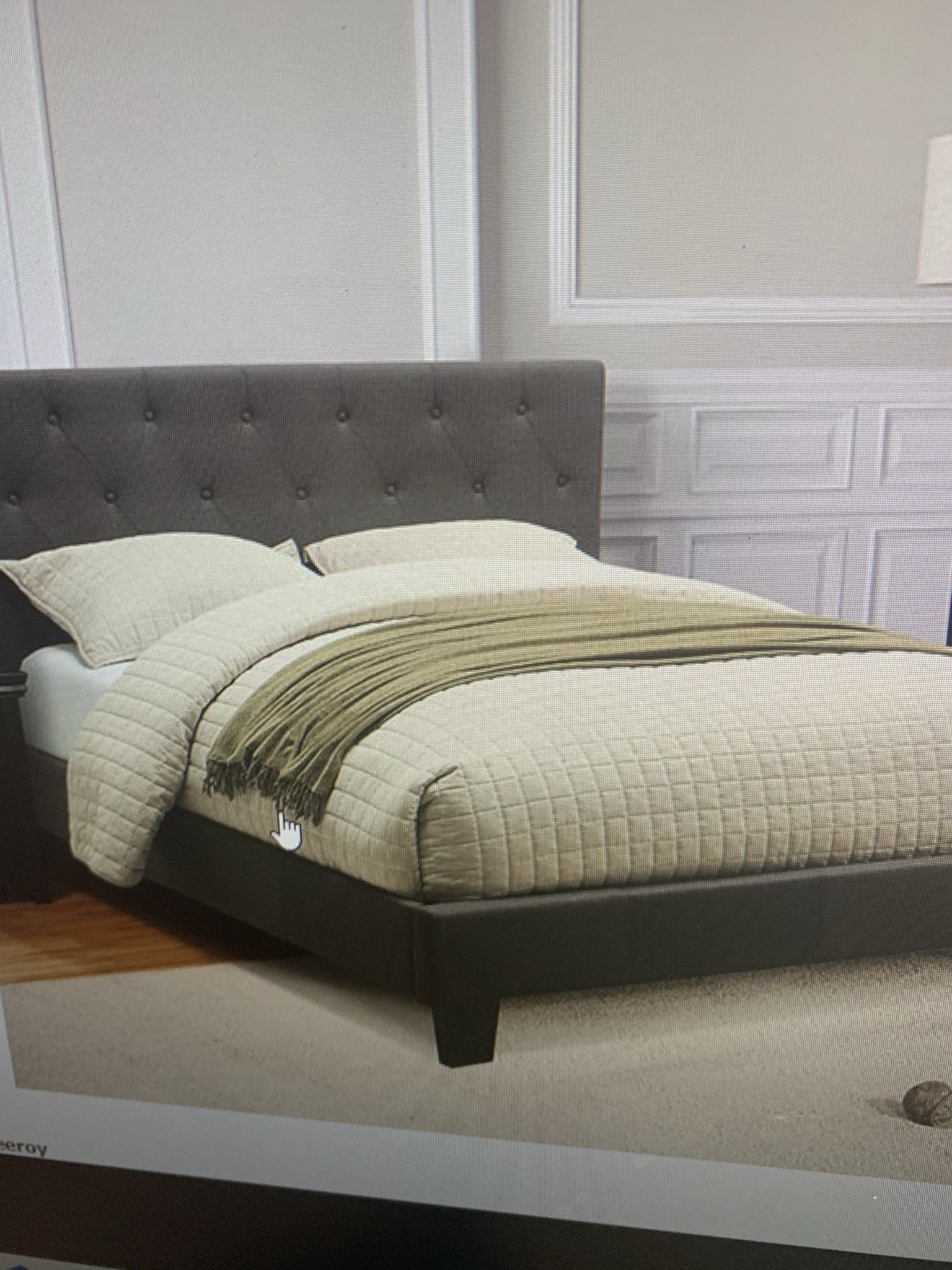 Queen Platform Bed Frame ( Mattress Not Included ) ON SALE