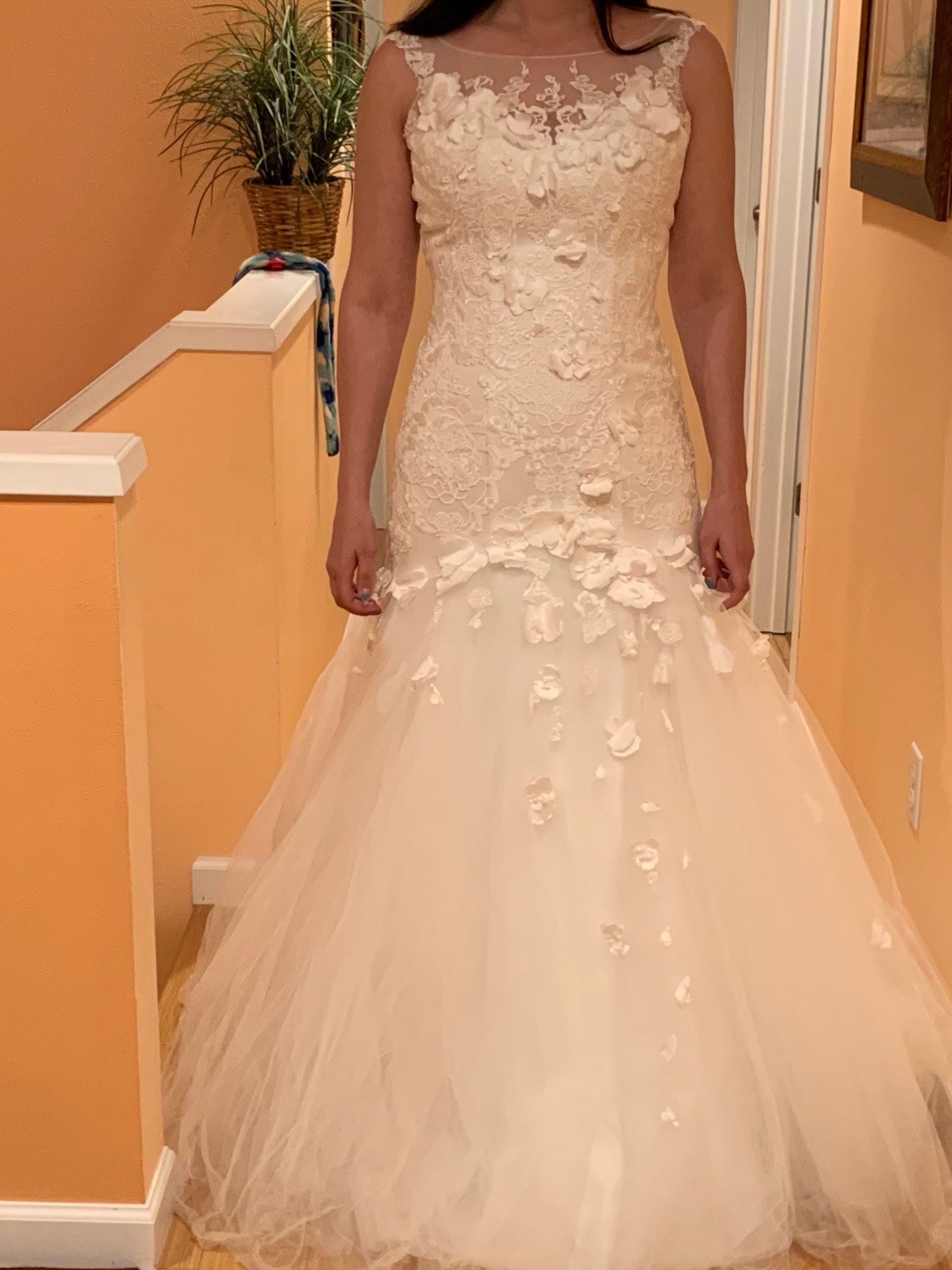 Wedding Dress And A Veil