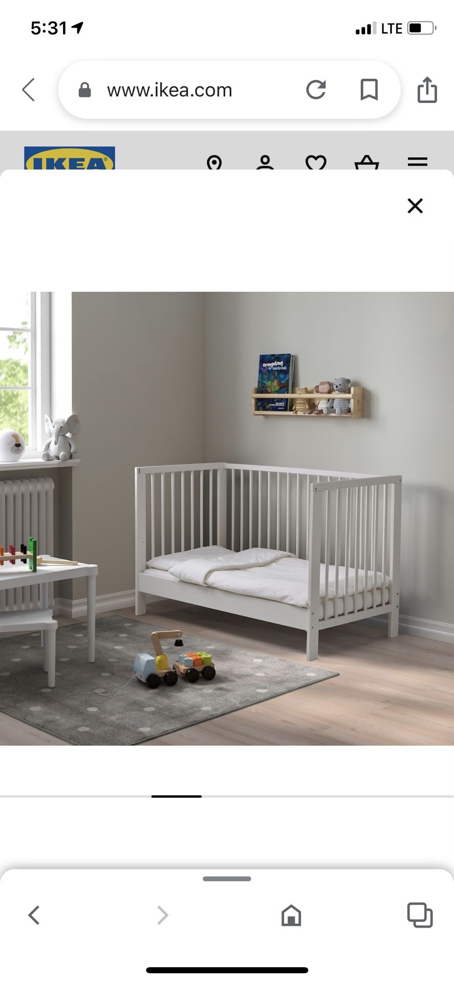 Crib With Mattress