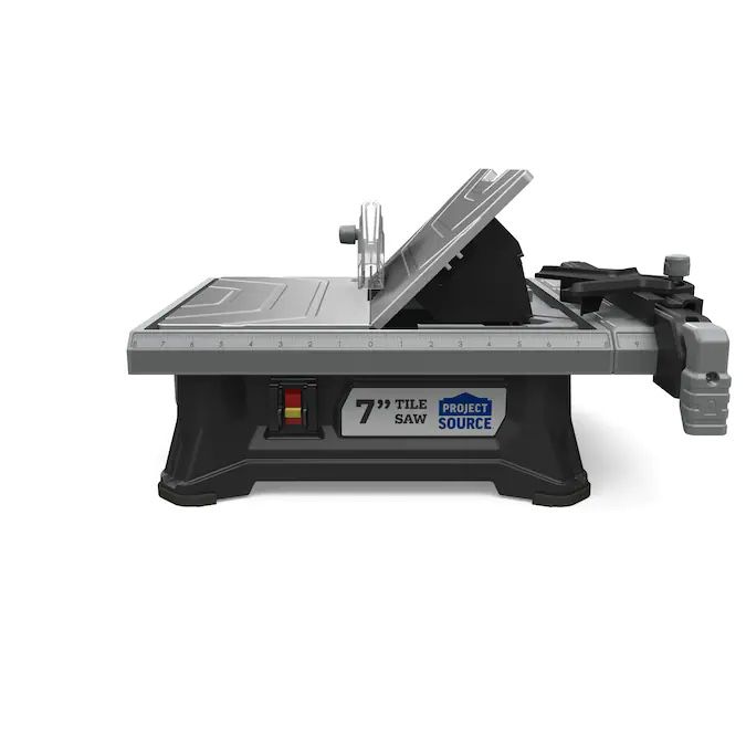 Project Source 7-in 4.8-Amp Wet Tabletop Corded Tile Saw