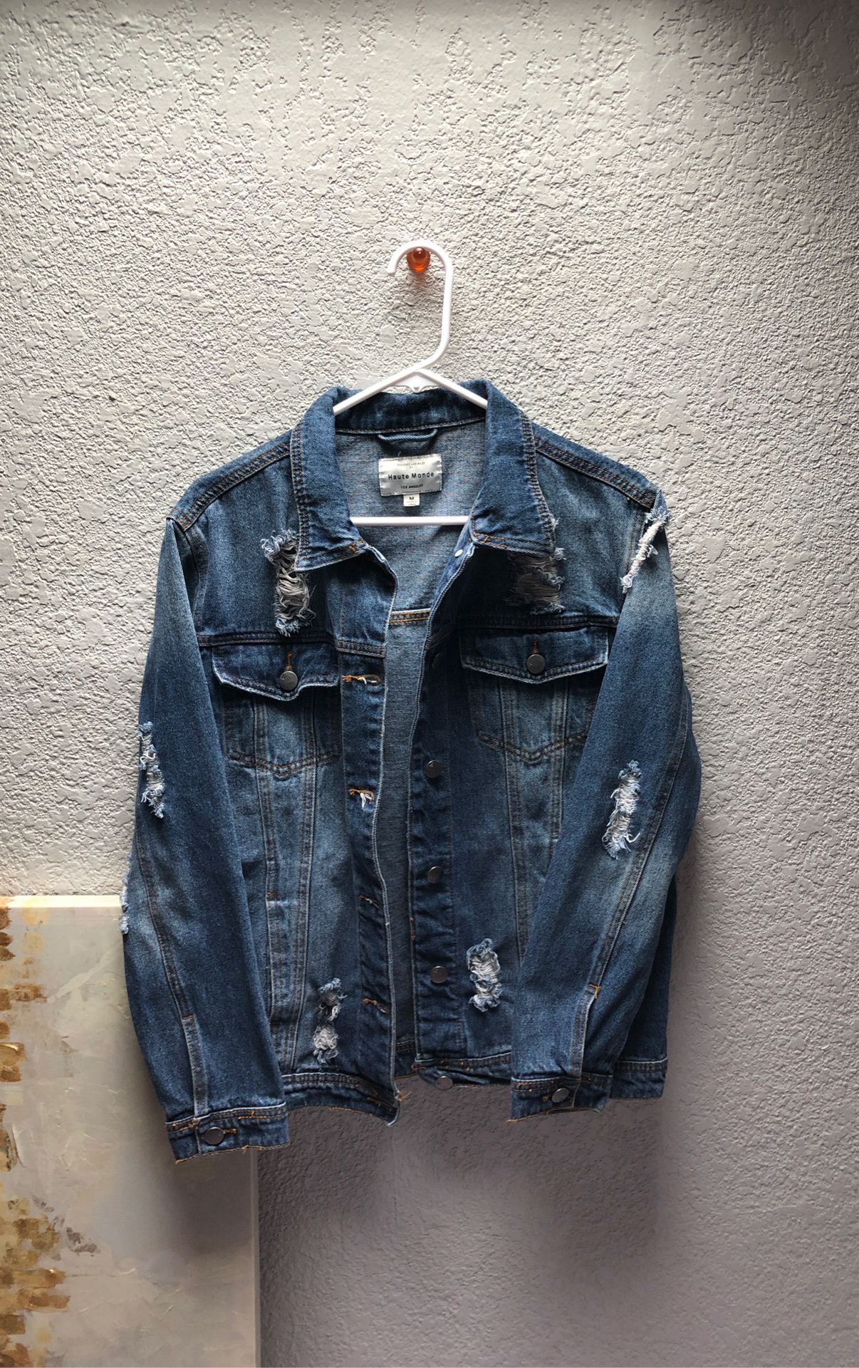 Distressed Denim Jacket