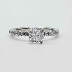 "Crystal Pure Round CZ Beautiful Wedding/Engagement Ring for Women, K884
 
   Thumbnail