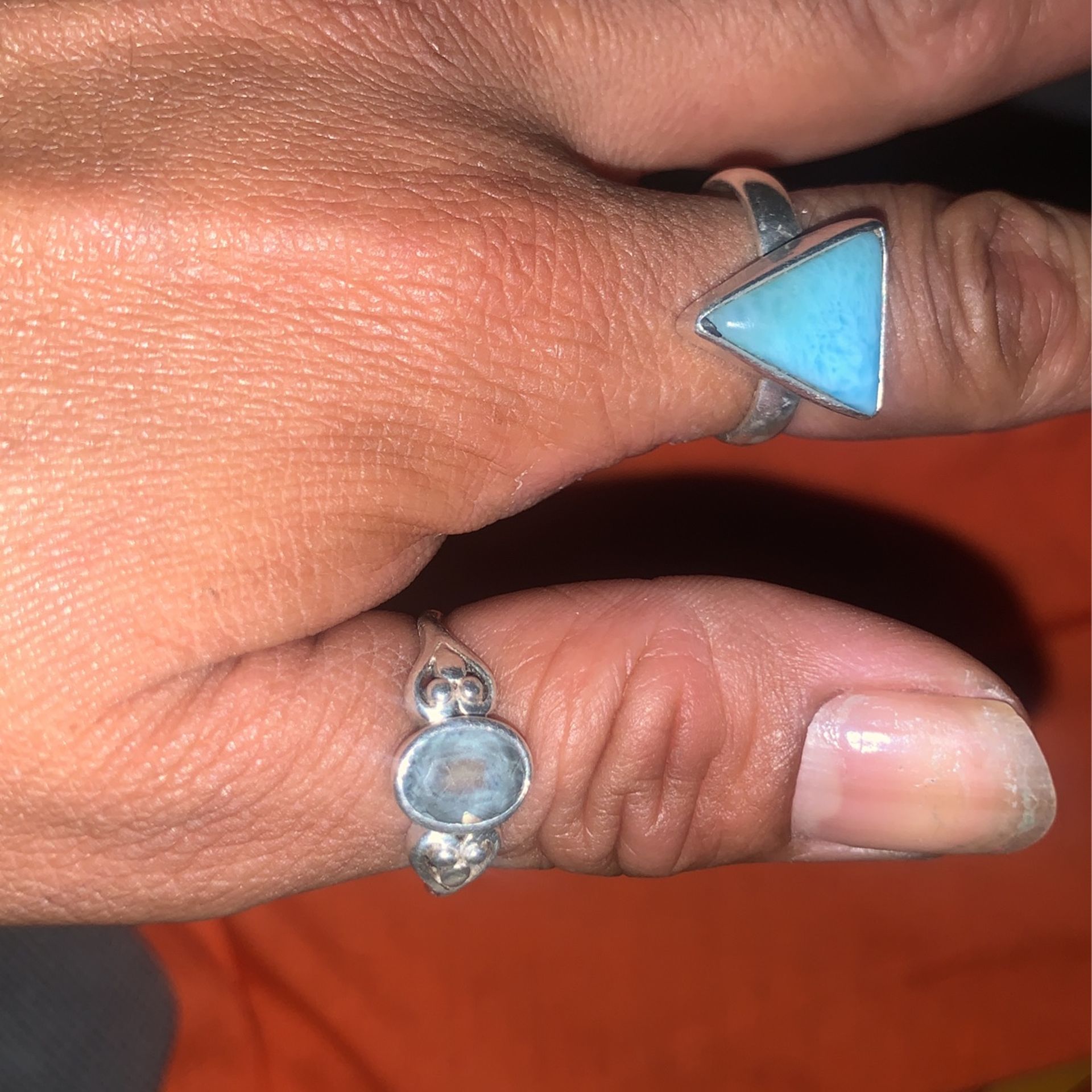 Silver 9 Rings