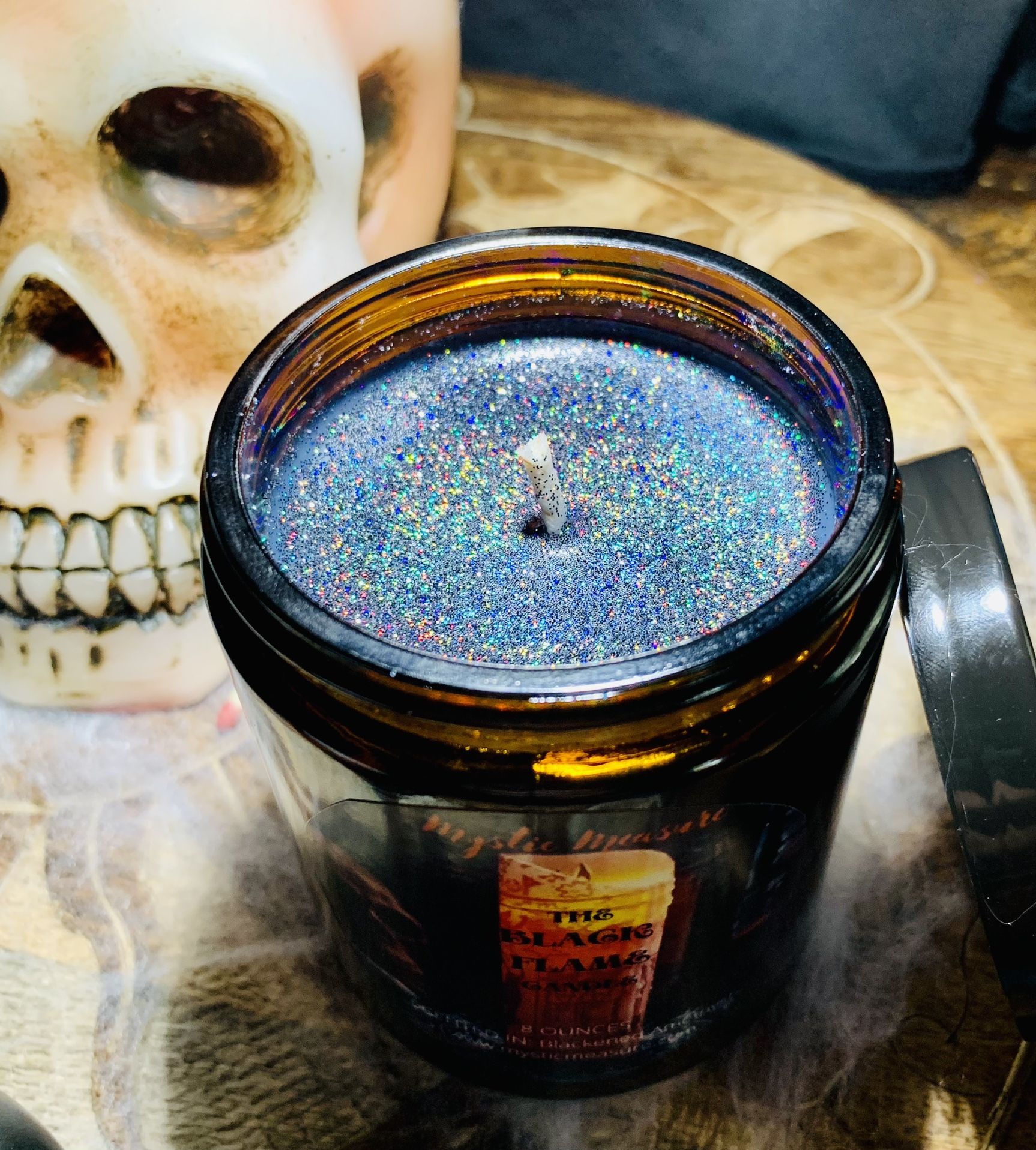 The Black Flame Candle