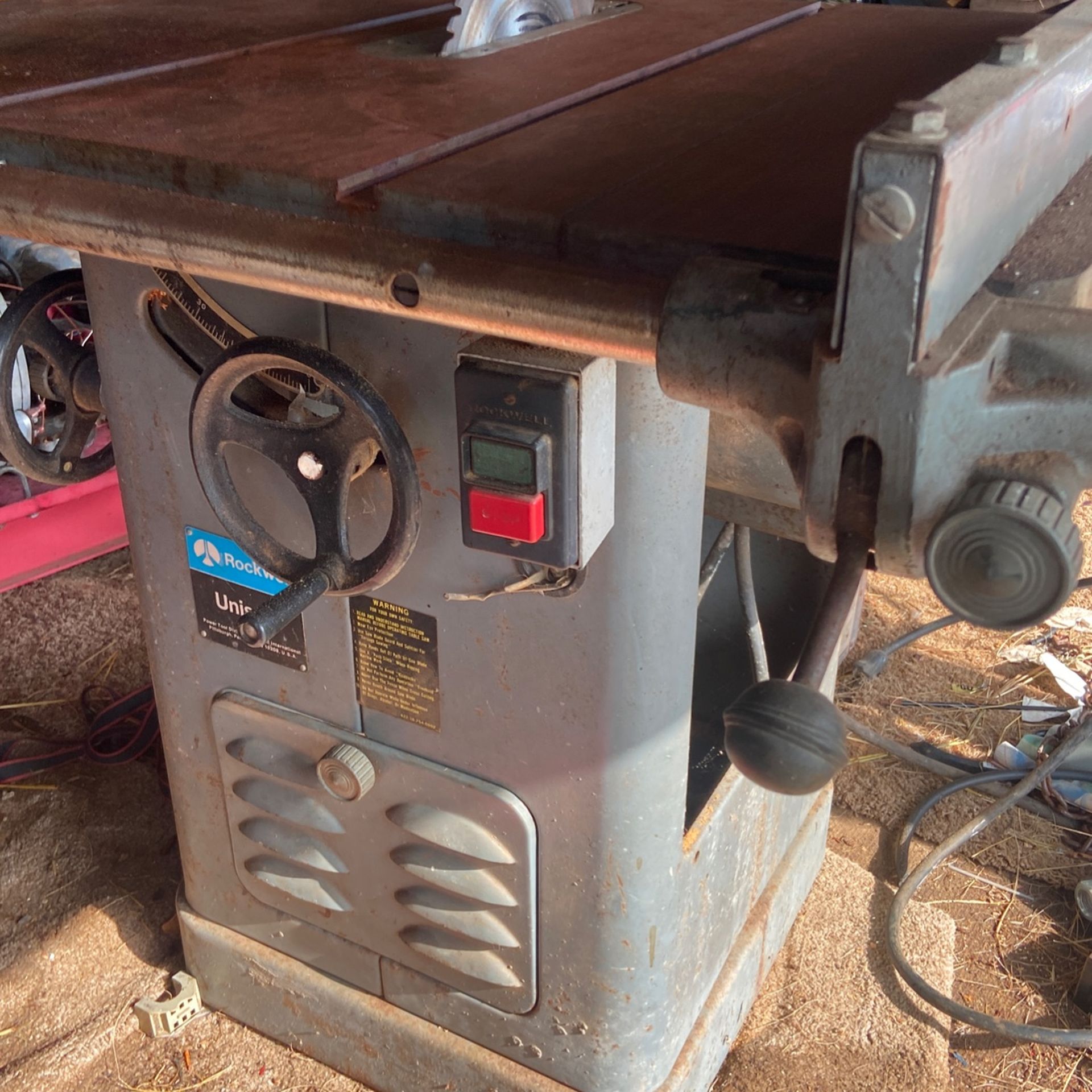 Rockwell 3 Phase Industrial Table Saw