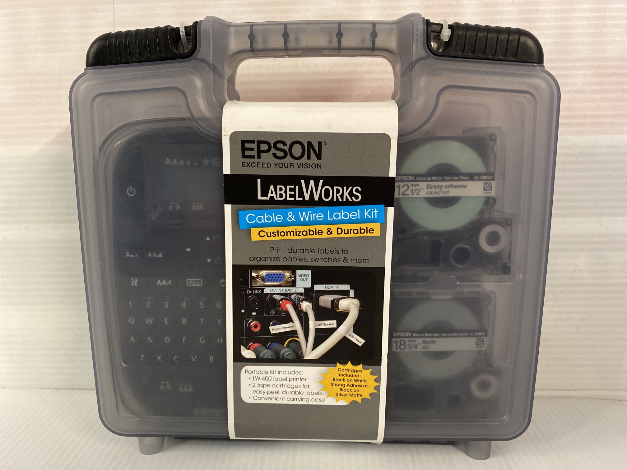 C51CB70190 Epson LabelWorks Cable & Wire Label Kit 