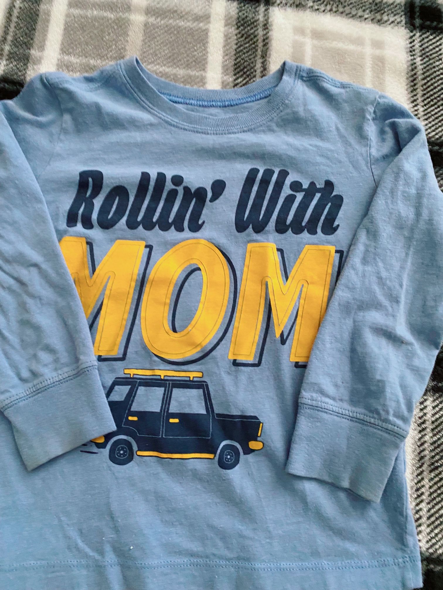 "Rollin' With Mom" Toddler Longsleeve