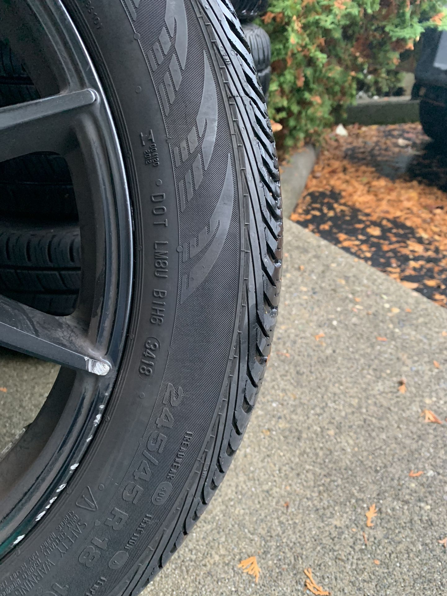 18" BMW Wheels And Tires 245/45/18 (Continental)