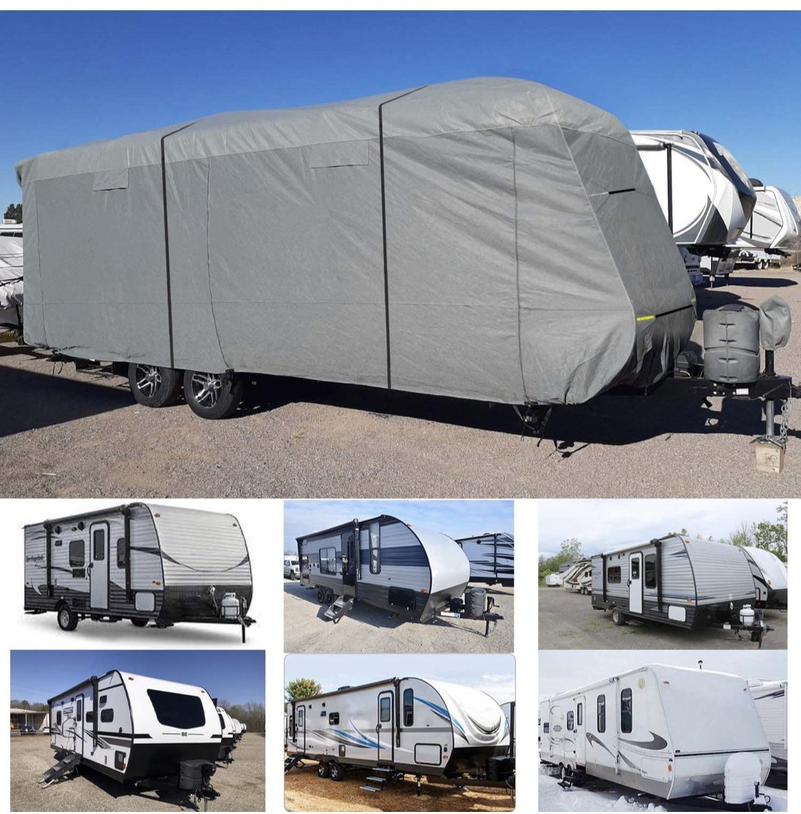 RV Cover for 31’" - 34' RV with 4 Tire 