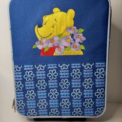 Disney Winnie The Pooh Blue Rolling Backpack  Thumbnail