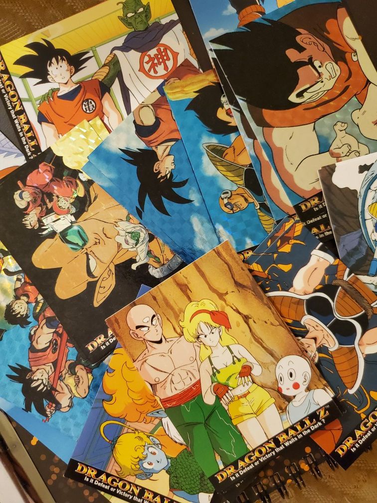 OLD Dragonball Z cards-