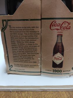  Circa 1900 Coca Cola Holiday Six Pack Thumbnail