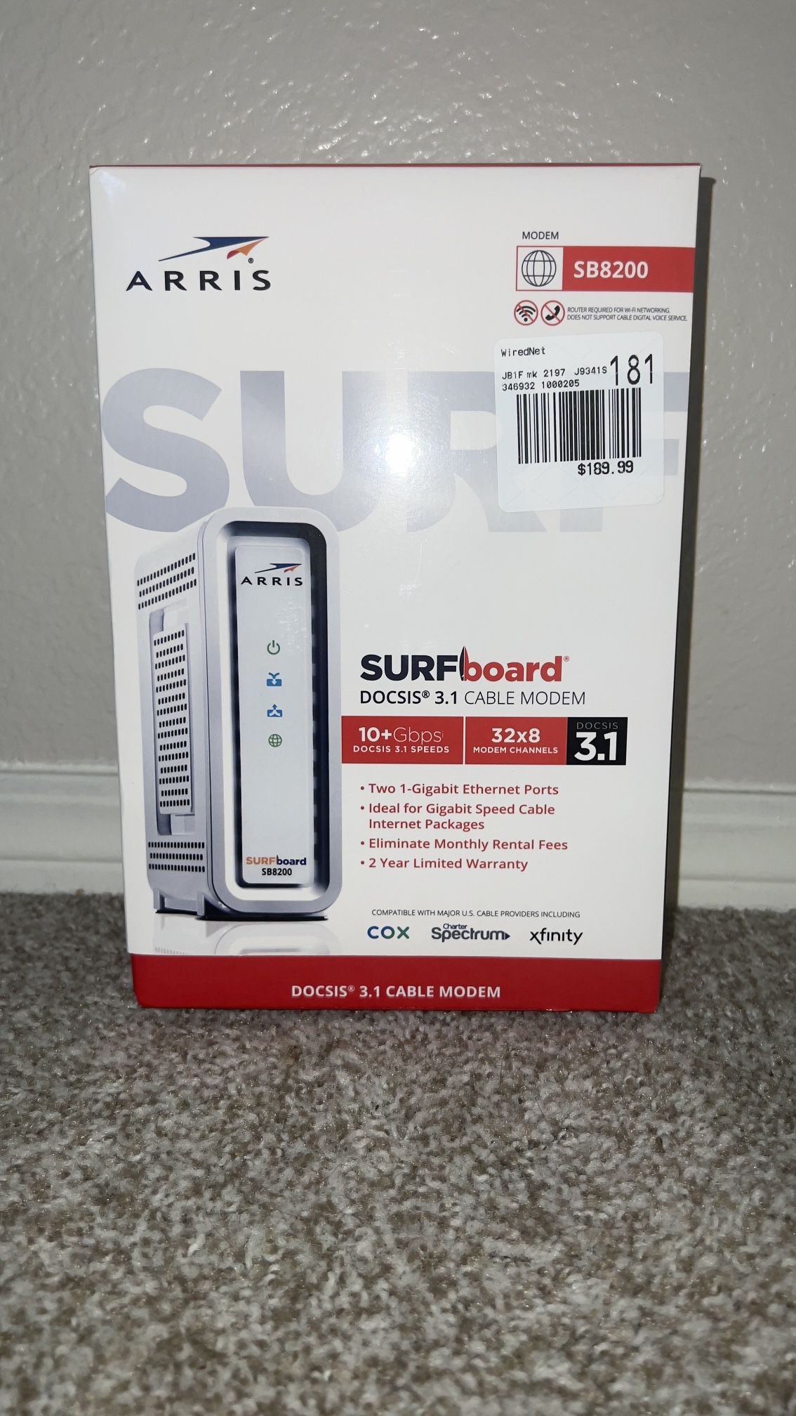 Arris Surfboard SB8200 Docsis 3.1