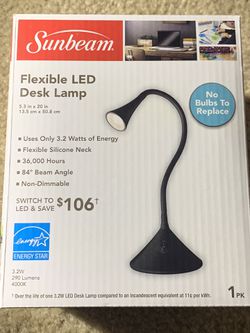 Sunbeam flexible LED desk lamp Thumbnail