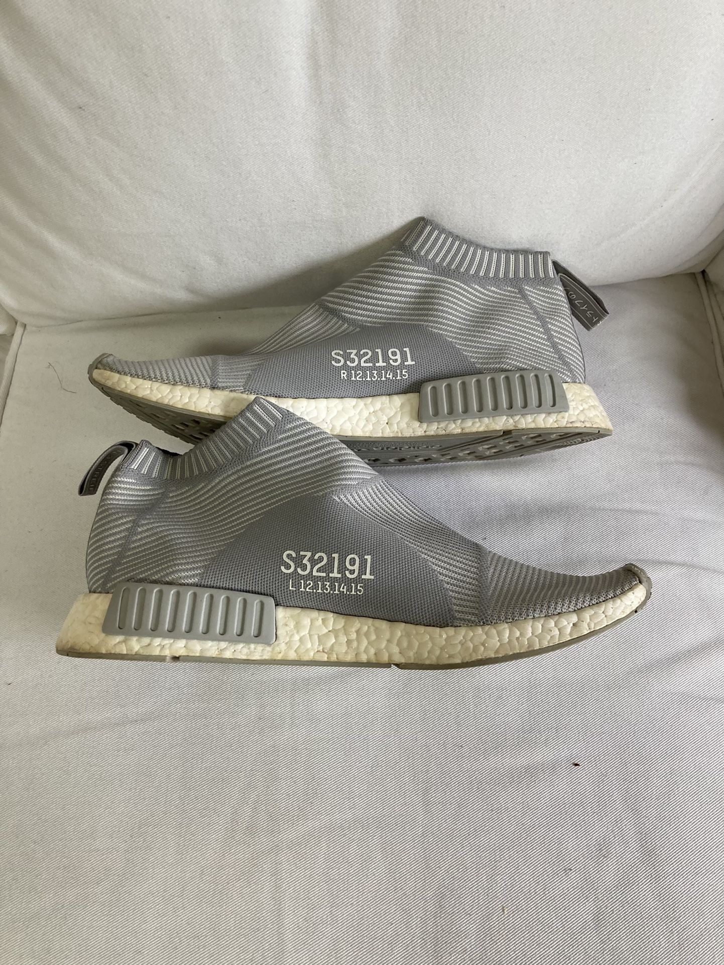 Adidas NMD CS1 Light Grey Size 14 Men City Sock Boost PK Prime knit