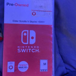 nintendo switch!!! brand new just bought it last month i just never play it!!  comes with 3 games Skyrim , luigi’s mansion, and ninjaco video game Thumbnail