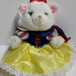 Disney Marie Kitten in Snow White Dress Plush Thumbnail