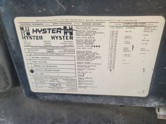 Hyster H50 Forklift Thumbnail