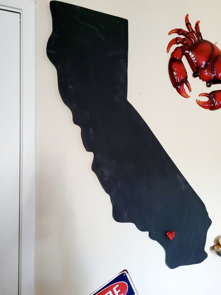 ●Huge California ●State ●Wall Art● Chalkboard