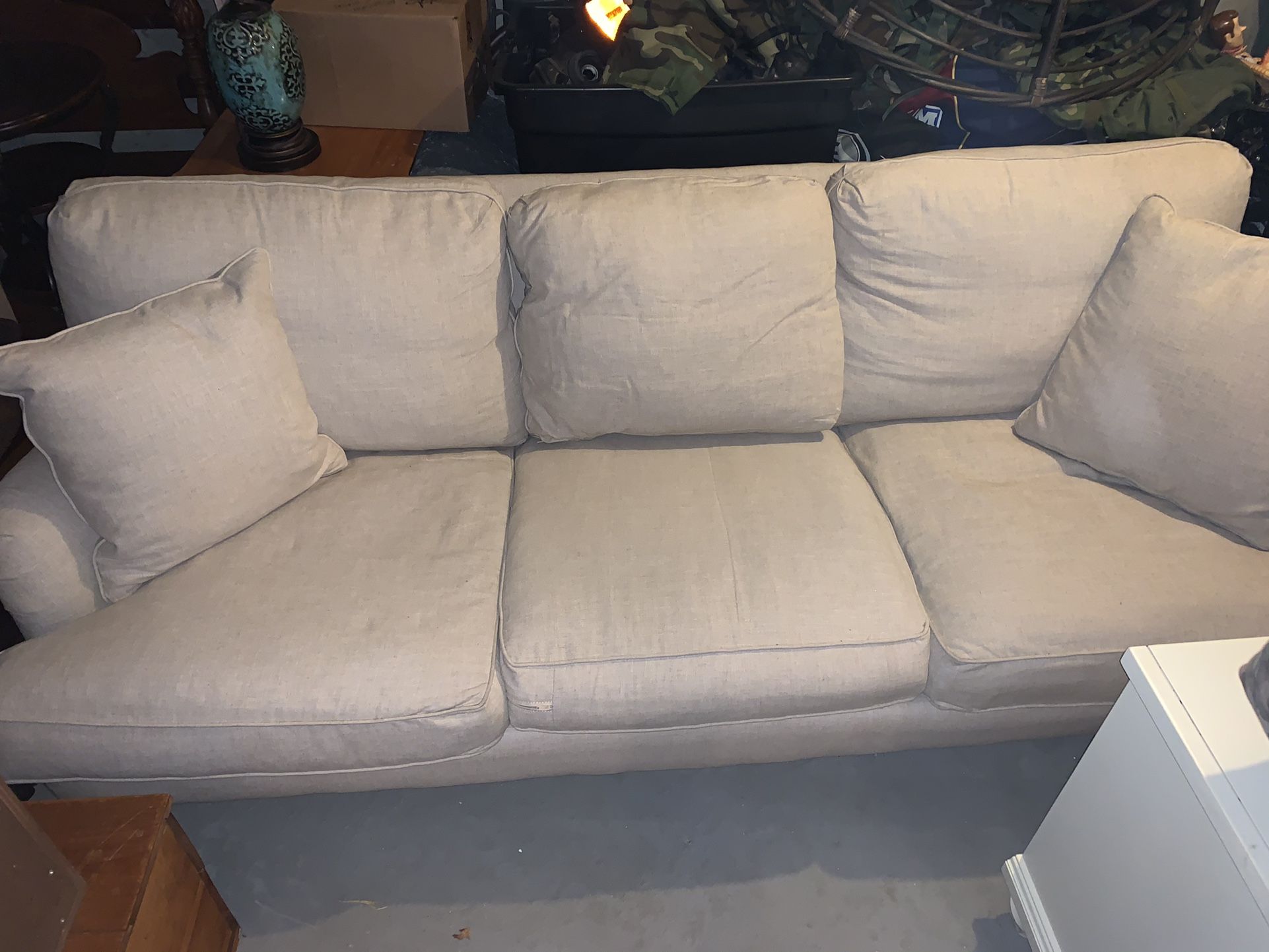 White Couch Very Good Condition