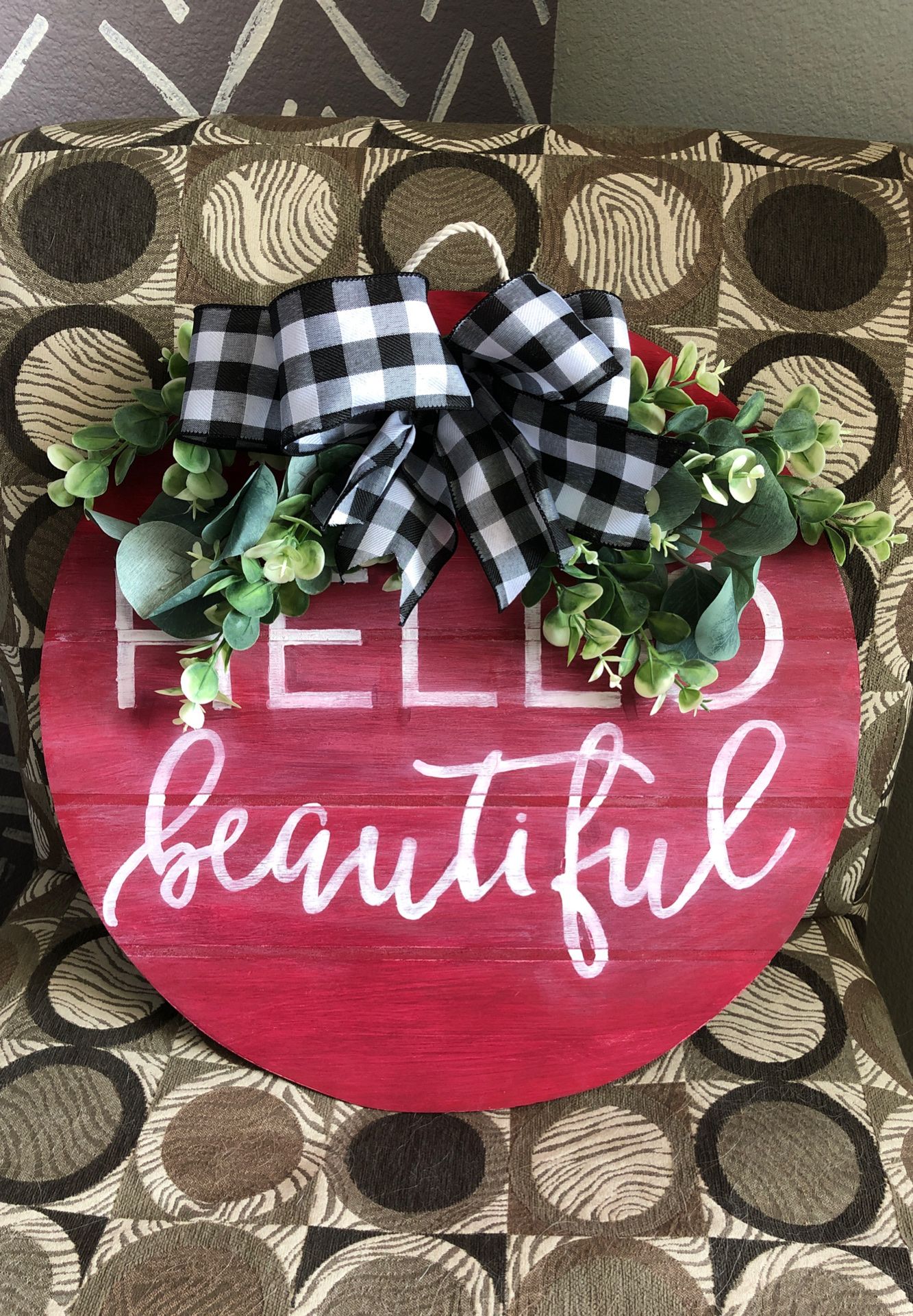 Door hanger or wall decor