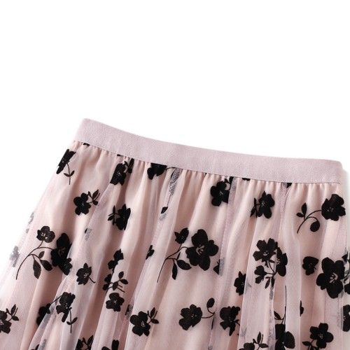 Fairy Mesh Maxi Skirt, Embellished Mesh Aline Maxi Skirt,Midi Skirt