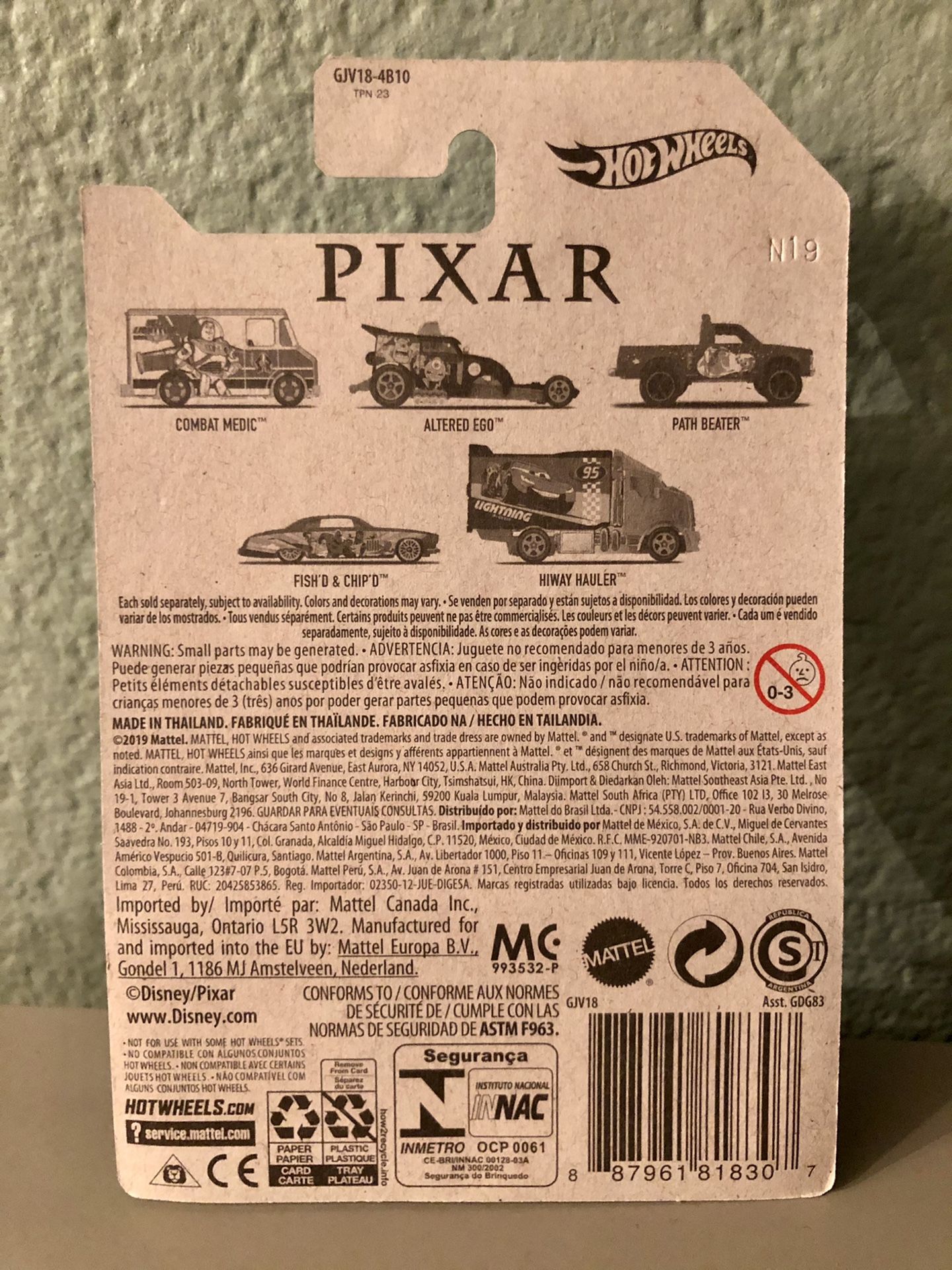 NEW 2020 Mattel Hot Wheels - Pixar Collection "Monsters, Inc" Altered Ego (2/5)