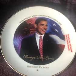 Obama Collectible Plate Thumbnail