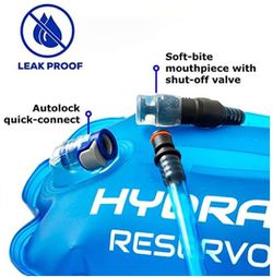 Stay Hydrated! Premium Leakproof Water Bag - Perfect for Hiking, Biking, Skiing and Snowboarding Thumbnail