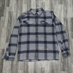 Patagonia Long Sleeved Thick Flannel Organic Cotton Plaid Shirt Mens Size Medium Thumbnail