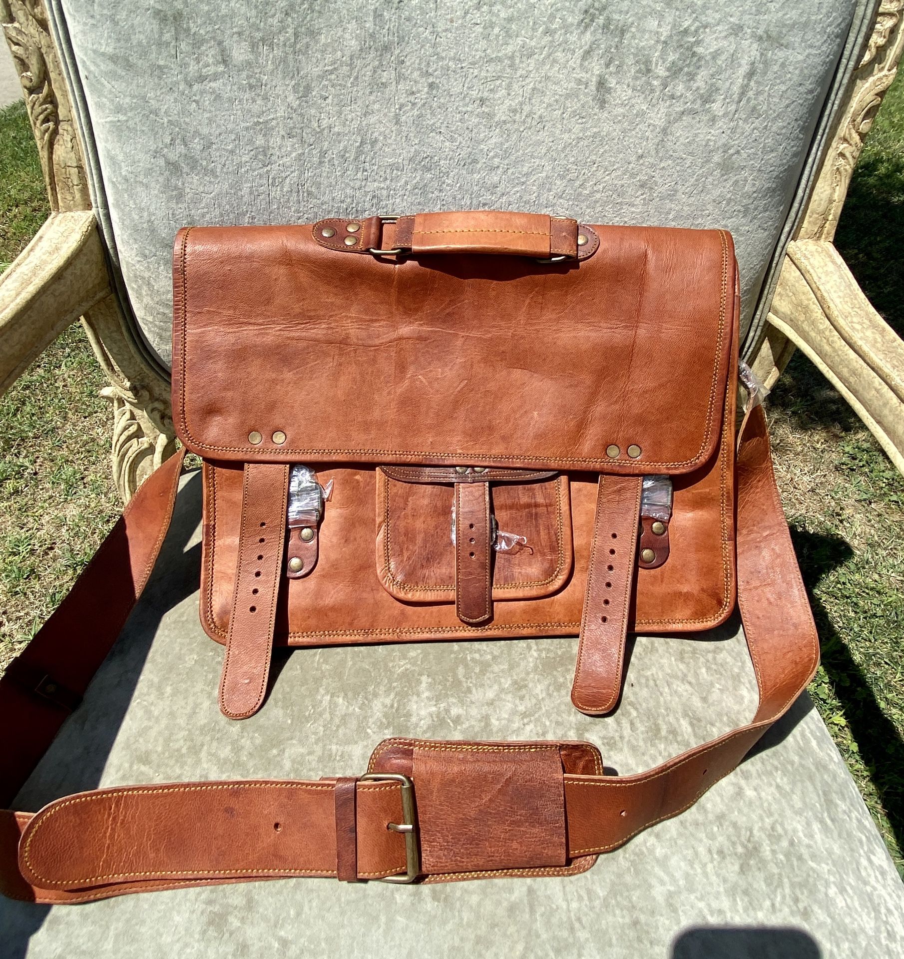 Komal’s Passion leather satchel