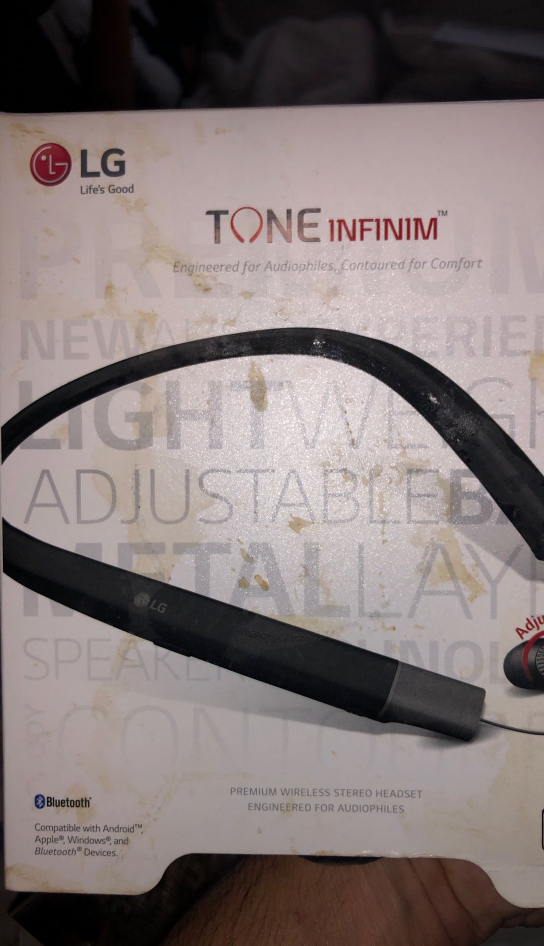 Bluetooth Headphones LG Tone Infinim