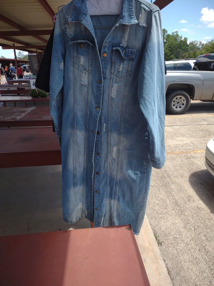 Blue Jean Jacket L g