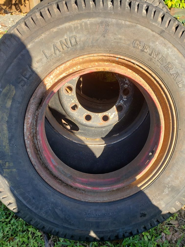 All size truck n trailer tires gud rubber n rims come n lets make some deals