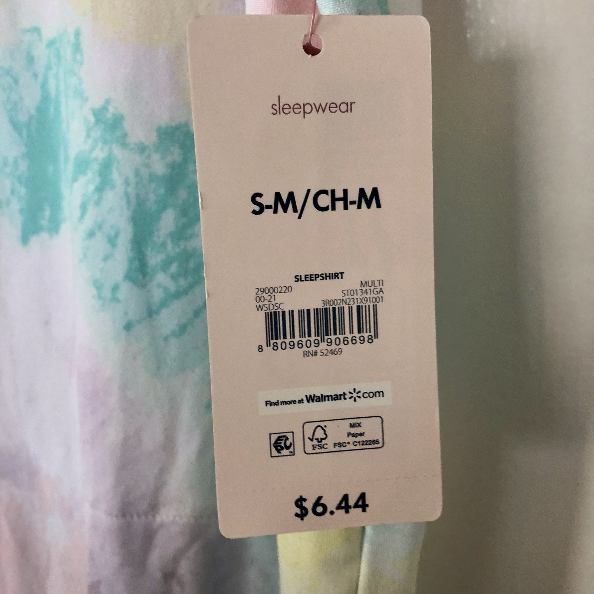 NWT Tie Dye Nightgown