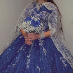 Quince Dress With Cape  Thumbnail
