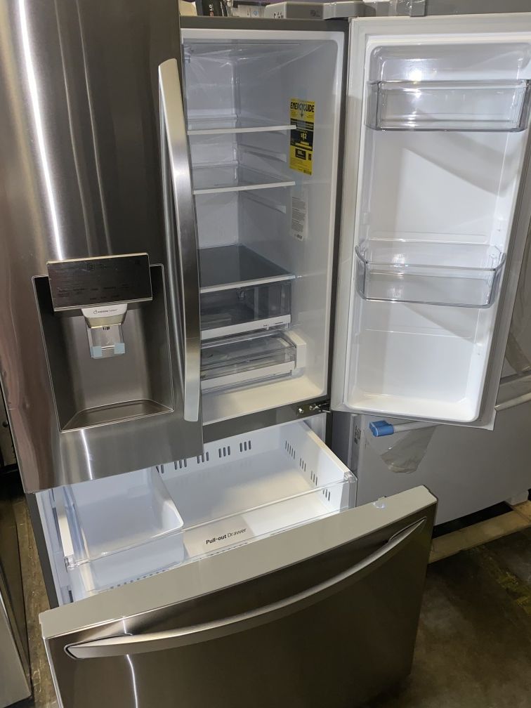 26.2 cu.ft. French Door Smart Refrigerator with Wifi Enabled in Stainless Steel