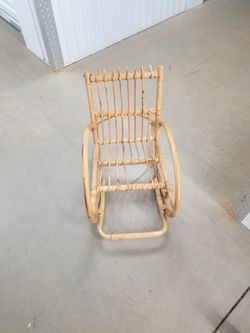 2 Wooden Rocking Chairs  Thumbnail