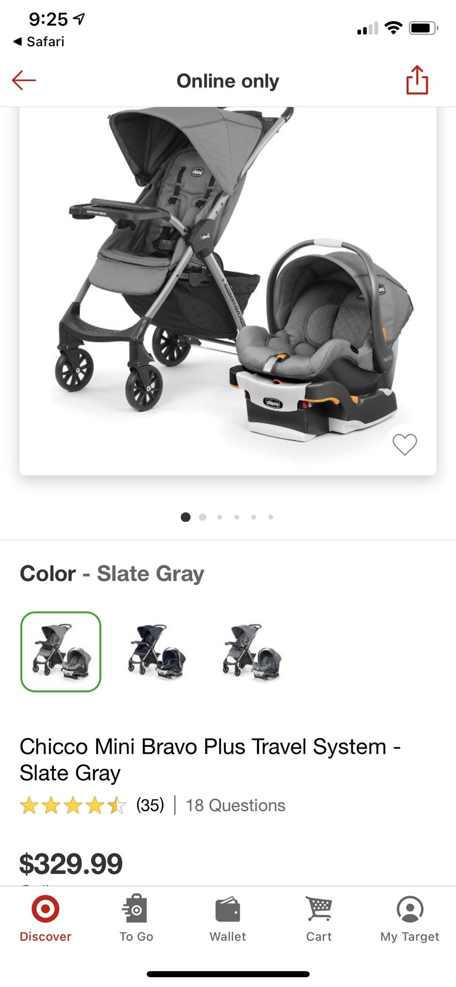 Chicco mini Bravo Travel System
