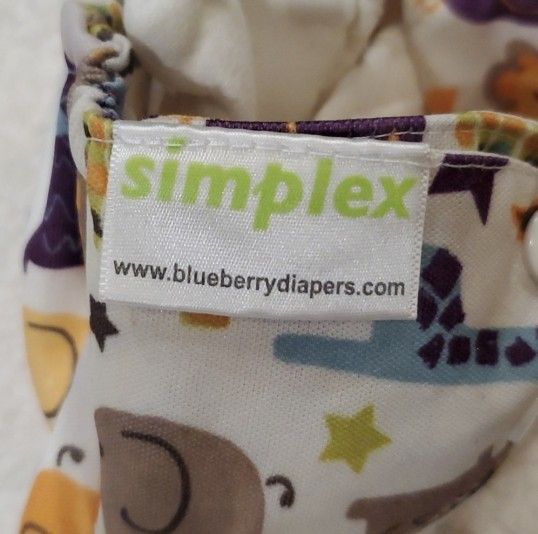 Blueberry Simplex Newborn AIO Cloth Diaper (Jungle Jam)