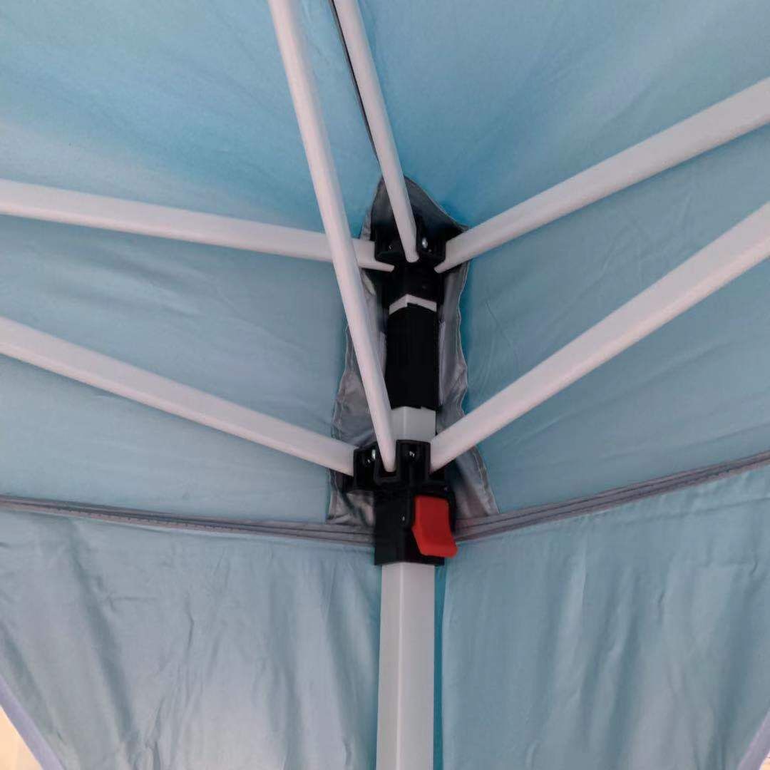 New in box EZ pop up canopy tent 10x10 feet waterproof sunshade outdoor tent height adjustable with wheeled carrying bag