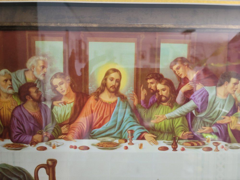 Last Supper Portrait With Frame