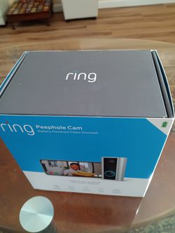 Ring Peephole Cam - Smart video doorbell, HD video, 2-way talk, easy installation Thumbnail