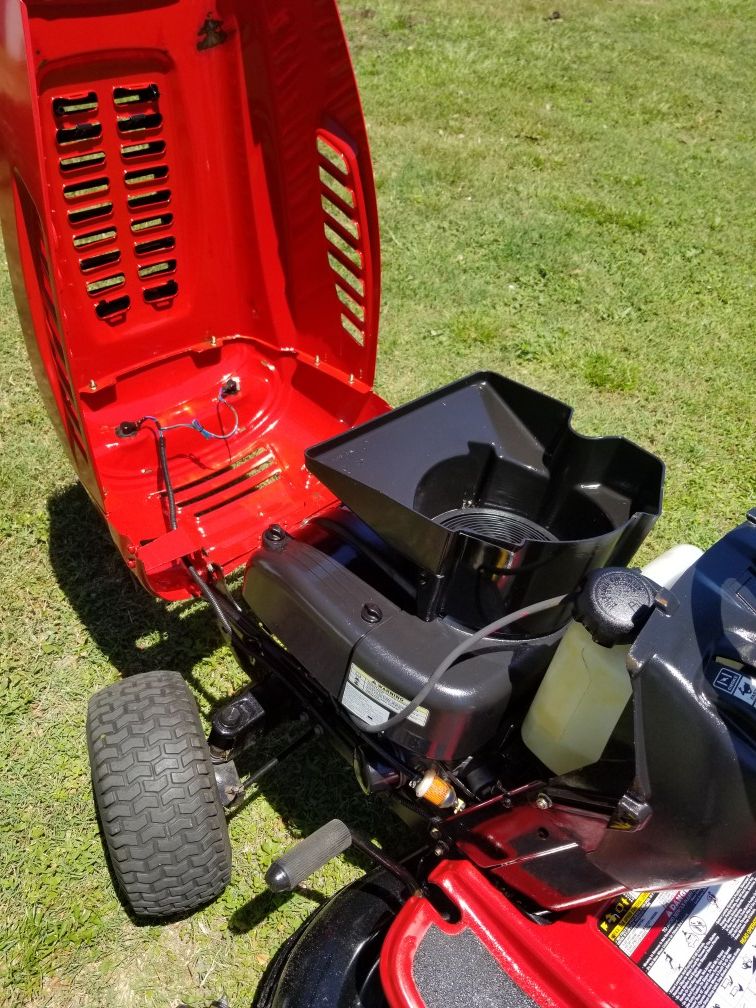 Yard Machines By Mtd Riding Lawn Mower — 439cc Powermore Premium Ohv Engine 42in Deck Almost