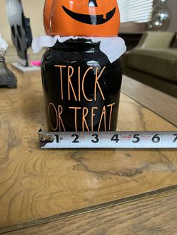 New Rae Dunn Trick Or Treat Halloween Canister  Thumbnail