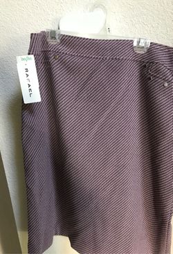 2 piece black and pink tweed skirt set size 12 Thumbnail