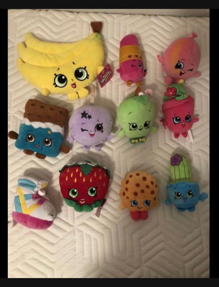 Shopkin stuffed animals new 22 Of Them Pick And Choose